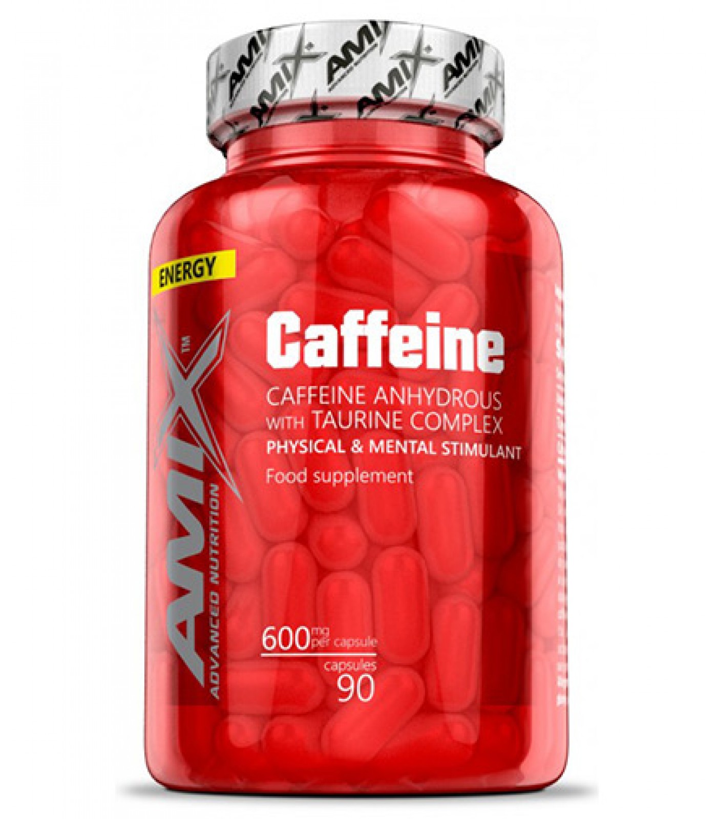 Amix - Caffeine with Taurine / 90caps.